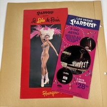 1971 Las Vegas Stardust Casino Lido Paris Show Program and Travel Brochure - £11.78 GBP