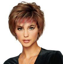 Raquel Welch Voltage Short Layered Synthetic Wig by Hairuwear, Petite Cap, SS29/ - £118.86 GBP