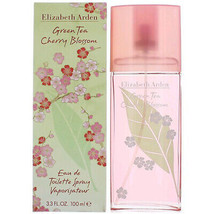 GREEN TEA CHERRY BLOSSOM * Elizabeth Arden 3.3 oz EDT Women Perfume Spray - £25.72 GBP