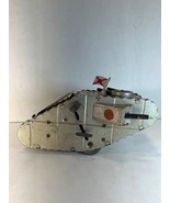 Vintage Marx Tin Litho Wind Up Doughboy Tank c.1930&#39;s Silver - €191,20 EUR