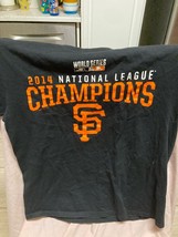 2014 World Series National League Champions San Francisco Giants Shirt Size M - £12.46 GBP