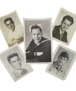 Vintage Handsome Men Small Size Portrait Photo Lot Sexy Soldier Cute Nav... - $24.73