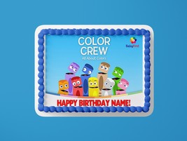 8x11 inch edible cake topper by creatsy  top  color crew thumb200