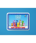 Color Crew Birthday Party Cake Topper - $10.99