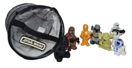 Disney Parks Exclusive Star Wars Bath Pool Toys Set Of 7  W/Case - £13.66 GBP