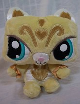 Littlest Pet Shop Soft Tan Cat 7&quot; Plush Stuffed Animal Toy - £12.14 GBP