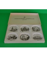 Collectible-Vintage Furstenberg Porzellan Seit 1747 Set of 6 German Coas... - $31.50