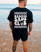 Badass Dads Club Graphic Tee T-Shirt Funny Fathers Day for Men - £18.87 GBP+