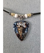 Handmade Ghost Impera Aluminum Guitar Pick Necklace - $12.36