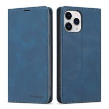 for iPhone 11 (Color: Blue) High-End Leather Wallet with Magnetic Flip f... - $52.00