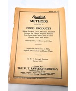 Vtg W.T. Rawleigh Co. Ephemera Sales Methods Food Products 1932 Freeport... - $15.00