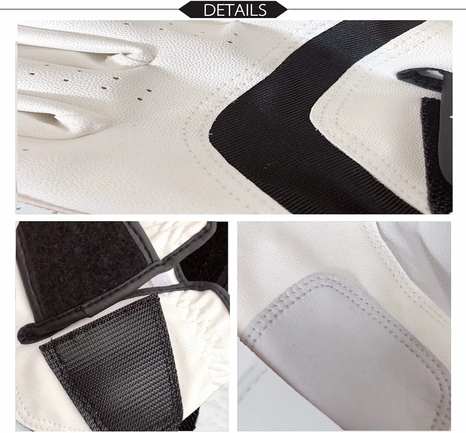Sporting 5/10Pcs Anti Slip Golf Gloves Men Cabretta Leather Breathable Left Righ - £62.20 GBP
