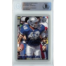 Daryl Johnston Dallas Cowboys Signed 1995 Upper Deck Beckett BGS On-Card Auto - £93.05 GBP