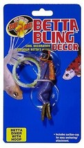 Zoo Med Betta Bling Diver Aquarium Ornament with Hoop Multi-Color 1ea - £7.08 GBP