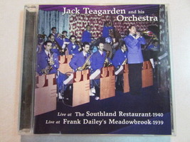 Jack Teagarden And His Orchestra Live At Southland 1939 Meadowbrook 1940 Cd Oop - £46.77 GBP