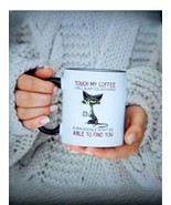 Grumpy Cat Don&#39;t Touch My Coffee Ill Slap You so Hard Ceramic 11oz Coffe... - $26.09 CAD