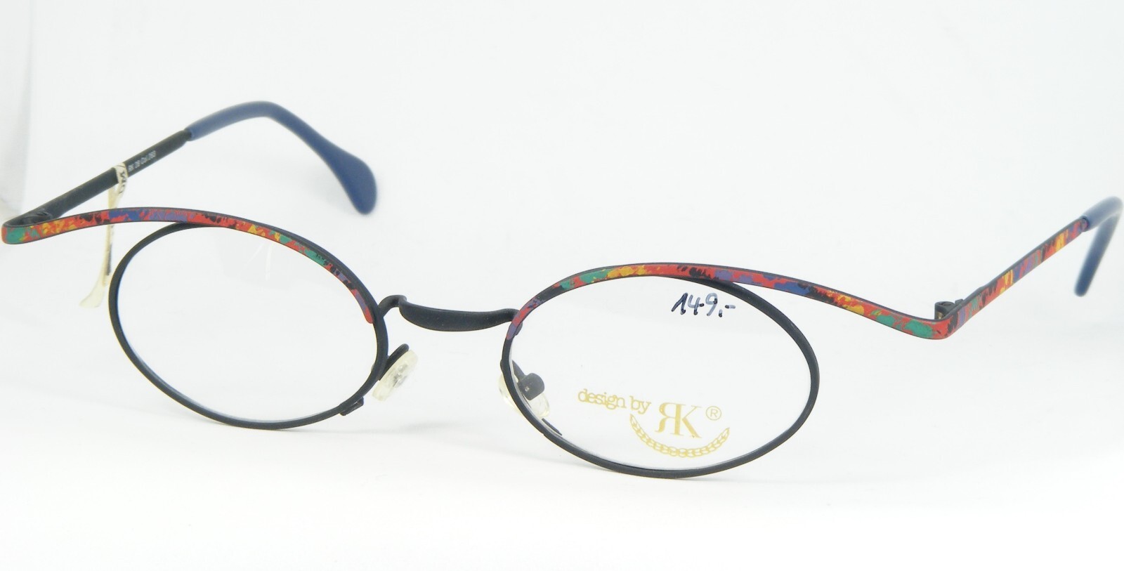 Vintage DESIGN by RK 28 Col.283 MULTICOLOR EYEGLASSES GLASSES FRAME 45-1... - $92.02