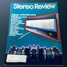 VTG Stereo Review Magazine June 1984 - Gold Plated Sound Mark Levinson ML-3 AMP - £11.35 GBP