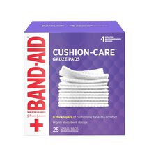 BAND-AID Cushion-Care Gauze Pads 2x2in 25ct Sterile Absorbent Padding - €3,08 EUR BAND-AID Cushion-Care Gauze Pads 2x2in 25ct Sterile Absorbent Padding - €3,08 EUR