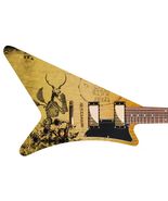 Guitar Skin Axe Wrap Re-skin DIY 408 V Demons Oversized Electric - $74.95