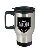 Funny Dad Travel Mug 14oz - BEST DAD EVER - Fathers Day Daddy Birthday Gift from - £18.15 GBP