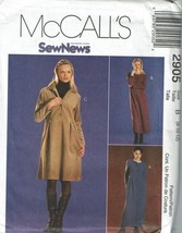McCalls Sewing Pattern 2905 Dress Two Lengths Misses Size 8-12 - $9.74