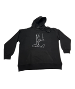 Abstract Art Woman Sketch Line Drawing Pinup Girl Pullover Hoodie Mens L... - $25.34 CAD