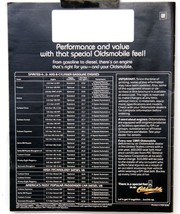 1985 Oldsmobile Cars Dealership Brochure	4845 - $7.91