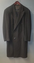 Lauren Ralph Wool Cashmere Coat Men&#39;s 38R Dark Gray Double Breasted - $61.45 CAD