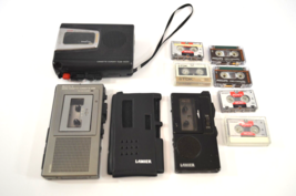 Personal Cassette &amp; Microcassette Recorder Player LOT SONY M400B + Lanie... - $58.04