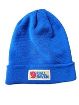Fjallraven Vardag Alpine Blue Classic Knit Beanie Hat One Size - £12.12 GBP