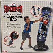 NSG Junior Electronic Kickboxing Punch Bag LED Lights Funny  Sounds Trai... - $486.58 MXN