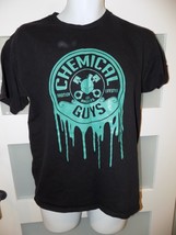 The Chemical Guys Teal Graphic Black T-Shirt SS Size M Men&#39;s - $21.17