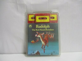 Vintage Rudolph The Red Nose Reindeer Golden Book and 3 Cassette tapes Frosty 76 - $49.49