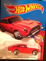 Hot Wheels 2016 Mattel Red Aston Martin 1963 DB5 Die Cast Car 101 Then &amp; Now - £5.17 GBP