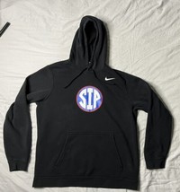 Nike Hoodie Men’s Size Large Black Ole Miss SIP Pullover Sweatshirt Rebels - $40.00