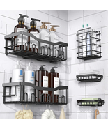 Shower Caddy 5 Pack,Adhesive Shower Organizer for Bathroom Storage&amp;Home ... - $32.87