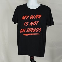 Tsubi My War is Not On Drugs Shirt Black Red - £83.67 GBP