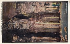 Ruins of Karnak Unposted Linen Postcard Mammoth Cave Kentucky Vintage - £15.81 GBP