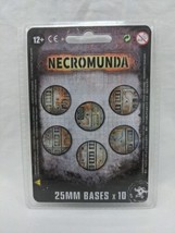 *Missing 1 Base* Necromunda 25mm Bases (9) - £19.46 GBP
