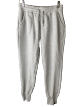 Kyoyo Yummy Jogger Pants Womens XL Heather Gray Fleece Zip Ankle Pockets... - $11.74