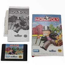 Monopoly (Sega Genesis) - Complete in Box (Parker Brothers, 1992) Tested Works - £9.61 GBP