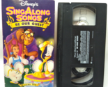VHS Disneys Sing Along Songs - Beauty and the Beast Be Our Guest 1992 Sl... - $10.99