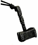 Hand-Forged Iron Thor&#39;s Pendant -- Norse/ Odin/ Mjolnir/ Medieval/ Necklace - $32.00