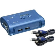 Trendnet TK-207K 2PORT USB KVM SWITCH KIT 4FT KVM CABLES 2X - $77.92