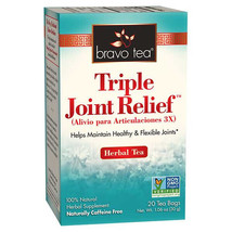 Bravo Herbal Tea Triple Joint Relief 20 Tea Bags Healthy &amp;Flexible Joints NO GMO - £5.41 GBP