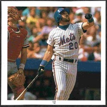 New York Mets Howard Johnson 1991 Little Simon Hit Men Sticker #12 - £1.37 GBP