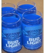 Set of 4 Bud Light Blue Glasses - $587.95 MXN