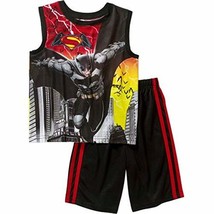 DC Comics Batman Versus Superman Boys Shorts Pajamas Set Dawn of Justice - $234.61 MXN