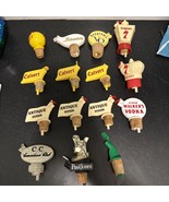 Liquor Bottle Topper/ Pourer/Spout Lot of 15 Vintage Antique Bourbon Whi... - $820.80 MXN